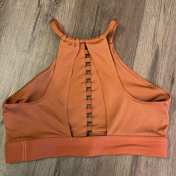 Orange Nike Indy Lattice Sports Bra M - Picture 2 of 3